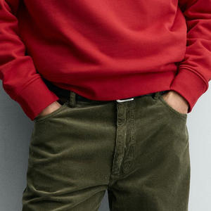 Sudadera con Cierre de Cremallera de Cuarto para Hombre, Cuello Alto, Mangas Largas, Dobladillo Acanalado, Ropa Casual para Invierno, Servicio OEM, Precio al por Mayor - Product Image 3