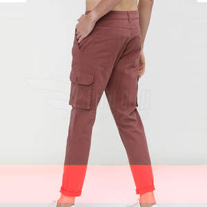 Pantalon cargo uni léger pour homme, vêtements de course, pantalon cargo pour homme, pantalon cargo durable pour homme - Product Image 2