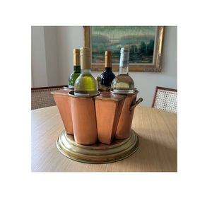 Vente en gros exclusive de champagne et de cuivre seau à glace personnalisé seau à glace décoratif seau à glace à double paroi pour hôtels nouveauté - Product Image 5