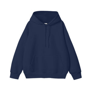 Sudadera con Capucha de 450 g/m², Al Por Mayor, 100 % Algodón, Felpa, Cálida, con Parche Láser, Bordado, Impresión DTF, Nueva Llegada, Talla Grande, con Cordón - Product Image 4