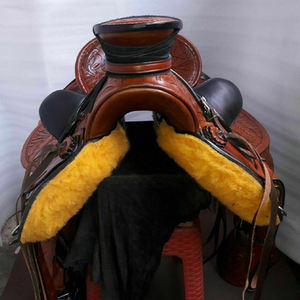 Nouvelle Selle Western en Cuir Premium de Haute Qualité, Sculptée à la Main avec Motifs Floraux, Style Western pour la Course de Barrières et la Randonnée Compétitive - Product Image 3