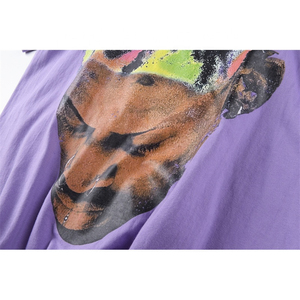 Material de algodón puro pesado de calidad superior, camiseta de talla grande para hombre, camiseta lisa y camisetas impresas personalizadas - Product Image 5