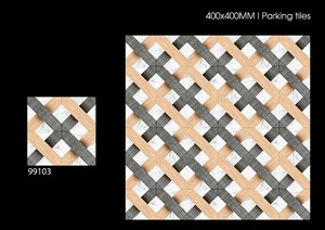 Baldosas de porcelana para estacionamiento al aire libre Baldosas antideslizantes de alta resistencia de 400x400mm para entrada y terraza - Product Image 5