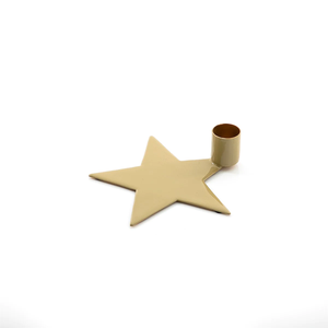 Enamel Finished Green Metal Iron <b>Star</b> <b>Candle</b> <b>Holder</b> for Home Party Anniversary Wedding Table Decorative Items at Lowest Price - Product Image 1