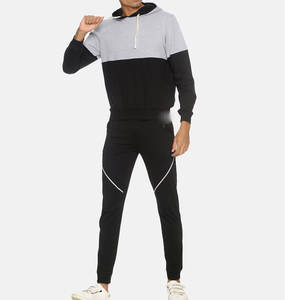 Survêtements pour hommes 2 pièces Sweats à capuche avec ensembles de pantalons de survêtement Ensembles décontractés de course à pied Jogging Sport Ensembles de survêtement confortables - Product Image 3