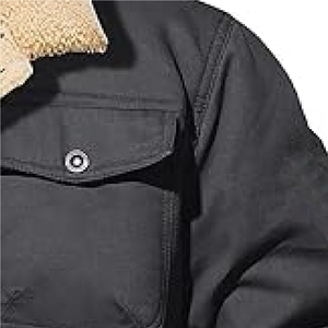 Nuevo 2025 Venta al por mayor Vintage Chaquetas de peso pesado Algodón con cremallera Doble bolsillo Lavado Casual Chaqueta clásica vintage - Product Image 2