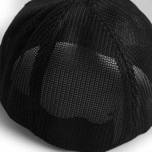 Gorra Trucker GA 2.0 Negra de Malla con Logotipo Serigrafiado, Casual y Ejecutiva, Talla Única - Product Image 3