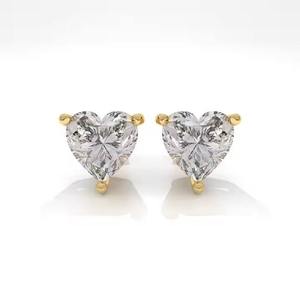 Elegantes pendientes de gota de aro de Plata de Ley 925 1.5CT Moissanite D Color corte ovalado joyería de lujo para mujeres - Product Image 2