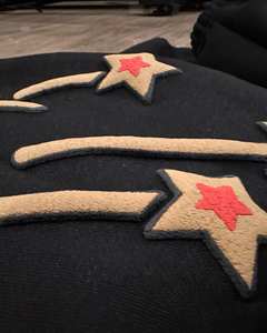 Survêtement à capuche imprimé numérique 100% coton pour hommes survêtement Hip Hop léger à séchage rapide en noir pour l'hiver - Product Image 3