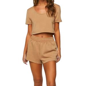 Conjunto de Dos Piezas de Alta Calidad, Camiseta de Manga Corta y Pantalones Cortos, Nuevo Conjunto de Verano para Mujer 2026 - Product Image 1