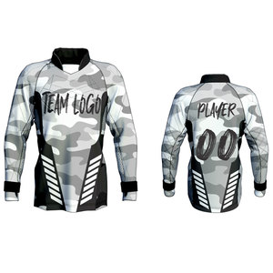 Camisetas de Paintball de sublimación personalizadas de alta calidad hechas de Paintball suave ligero transpirable 100% poliéster - Product Image 1