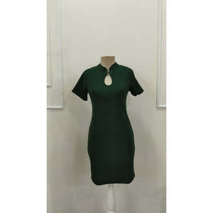 Vestido Mini de Crepé con Cuello Halter y Abertura en la Espalda, Manga Corta y Cintura Ajustada para Mujer, Modelo 32885, de Jane's, para una Estilo Chic en la Noche - Product Image 4
