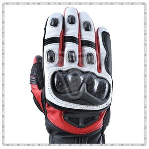 Gants courts haute durabilité pour femmes Équipement de moto confortable en cuir - Product Image 5