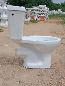 Vente à chaud d'articles sanitaires de salle de bain en céramique deux pièces au design arabe moderne directement du fabricant indien à prix économique - Product Image 4