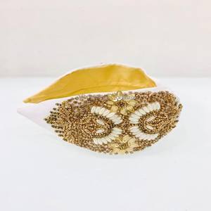 Luxueux 2025 arrivée indien perlage embelli à la main bandeau perlé meilleure qualité personnalisable fête porter vente chaude - Product Image 3