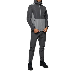 Veste coupe-vent à capuche pour homme, design personnalisé, course en plein air, grande taille, polyester doux, imperméable à l'eau - Product Image 4