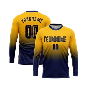 Nouveau design, maillot de football pour hommes sur mesure, fabrication OEM, impression numérique, anti-UV, séchage rapide, respirant, haute qualité, prix de gros - Product Image 4