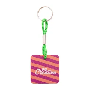 Porte-clés et mousquetons en bois personnalisés Woody Plus C, gadgets promotionnels sur mesure - Product Image 3