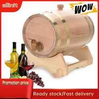 Nouveau tonneau à vin en bois de chêne vintage pour bière, whisky, rhum, porto 10L