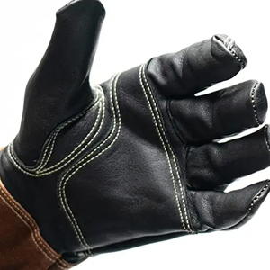 Gants de soudage en cuir de sécurité personnalisés de qualité supérieure nouveauté gants de soudage en cuir synthétique de protection des mains de style - Product Image 6