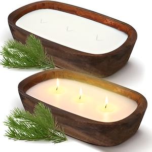 Premium Hand-<b>Carved</b> Wooden Dough Bowl Sustainable and Elegant for Parties and <b>Candle</b> Fragrance WholesaleCow Wood Dough Bowl - Product Image 6