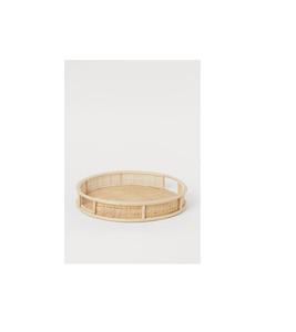 ถาดหวายทรงกลมถาดเสิร์ฟอาหารจากผู้ผลิตในอินเดีย - Product Image 1