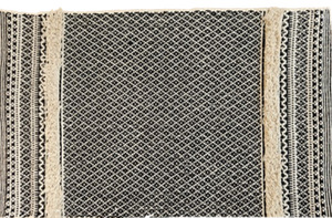 Alfombra moderna de algodón geométrica hecha a mano de alta calidad tejida a mano para dormitorio y uso doméstico para picnics - Product Image 3