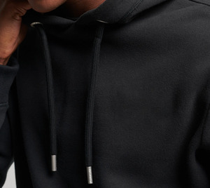 Sweats à capuche pour hommes surdimensionnés et lourds avec logo brodé personnalisé, respirants et écologiques - Product Image 3