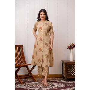Conjunto de algodón estampado, ropa india y pakistaní - Product Image 1