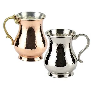 Taza de cobre martillado artesanal diseñada para cocinas modernas, barras elegantes y colecciones de vasos de lujo - Product Image 5