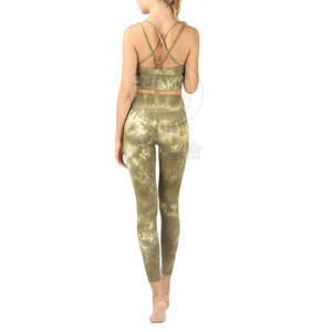 Servicios OEM, Conjunto de Yoga para Mujer, Último Estilo, Diseño Personalizado de Alta Calidad, Talla Grande, 2 Piezas, Transpirable y Ecológico - Product Image 2