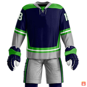 Latest Design Factory Rate Custom Made Top Quality Reasonable Price Ice Hockey Uniform 100% Polyester Fabric Ice Hockey Uniform - Product Image 5