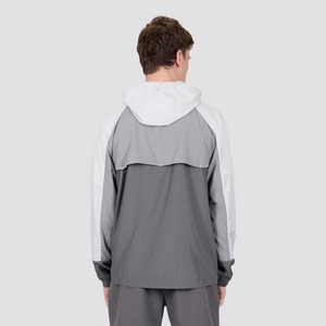 Chaqueta cortavientos de microfibra para hombre, ligera, a prueba de viento, con capucha, para viajes al aire libre, chaqueta impermeable informal, deportes, proveedor mayorista - Product Image 6