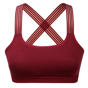 Sujetador deportivo duradero de color sólido con logotipo personalizado para mujer, Sujetador deportivo de mujer de excelente calidad al por mayor - Product Image 1