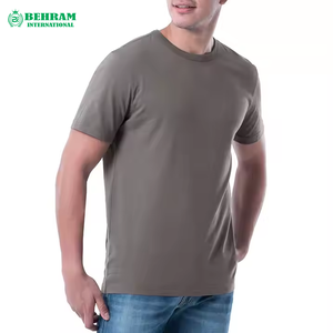 T-shirt Homme Oversize Col Rond Manches Courtes Coupe Ample 200 g/m² 100 % Coton Lavage Acide Vintage Haute Qualité Été Behram - Product Image 6