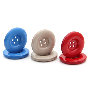 15mm-38mm nóng bán đầy màu sắc vòng nhựa may nút 4 lỗ nút cho áo - Product Image 4
