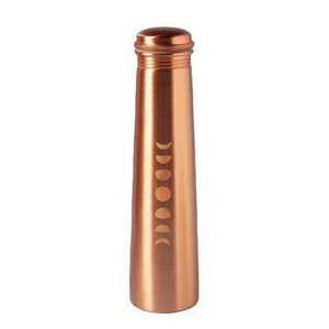 Bouteille d'eau en cuivre gravée à l'ancienne, étanche, pour l'extérieur, la maison, le bureau, les cadeaux, bouteille d'eau en cuivre pur avec couvercle - Product Image 5