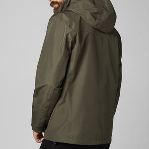 Vente chaude Hommes Premium Qualité Sport Coupe-Vent Imperméable Randonnée Veste avec Capuche Respirant Extérieur Fermeture À Glissière Veste - Product Image 4