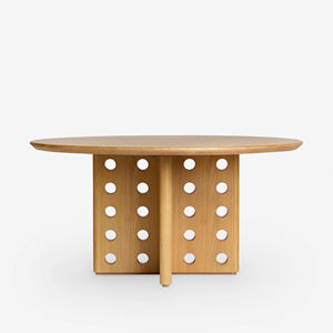 Dining Room Modern Wooden Dining Table Solid <b>Teak</b> <b>Wood</b> Natural Color Hotels Villas Home <b>Furniture</b> - Scottie - Product Image 2