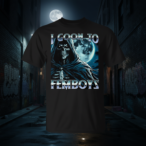 T-shirt Certificata Gooner Brainrot Meme - Maglietta Promozionale I Goon to Femboys Edging - Product Image 3