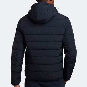 Vêtements d'extérieur, vente chaude, veste matelassée d'hiver pour homme, décontractée, à fermeture éclair, respirante, grande taille, imperméable, recyclée, OEM 2026 - Product Image 3