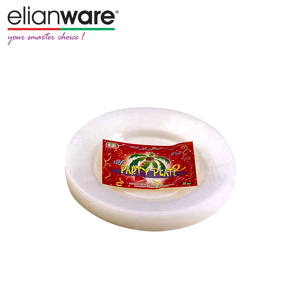 Elianware 7 "Vòng dùng một lần Đảng thu thập nhựa tấm trẻ em Đảng tấm (20 cái gói)