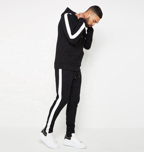 Ensemble de survêtements et sweat à capuche en coton avec logo Ensemble unisexe Sweat à capuche vierge pour hommes Survêtement avec logo personnalisé pour hommes - Product Image 4
