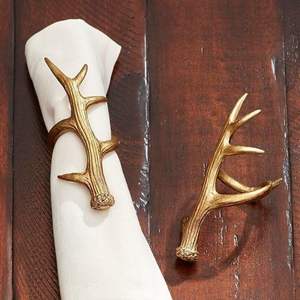 Anneau de serviette en aluminium de grande qualité à prix raisonnable, finition élégante, décoration de table raffinée pour les repas formels - Product Image 6