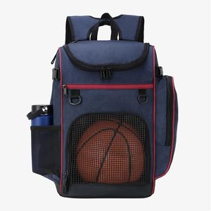 Bolsa deportiva personalizada con compartimento para baloncesto, nuevo diseño, logotipo personalizado, estampado por sublimación, mochilas de baloncesto personalizadas de poliéster - Product Image 1