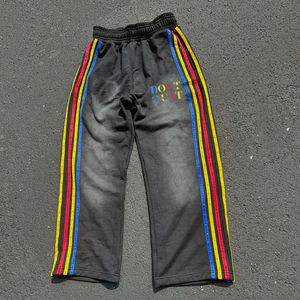 Pantalones de chándal acampanados informales de diseño personalizado para hombre, pantalones de chándal para correr, cintura elástica, pantalones de chándal Acampanados para hombre - Product Image 4