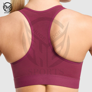 Fitness Custom Sujetador de entrenamiento de alta calidad Color sólido Tallas grandes Sujetador deportivo cómodo para mujeres - Product Image 5