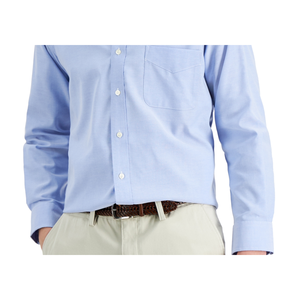 Camicia da Uomo Club Room in Popeline 100% Cotone Vestibilità Regolare Blu Taglia 16.5/34/35 Antipiega Casual Tessuto Intrecciato - Product Image 3