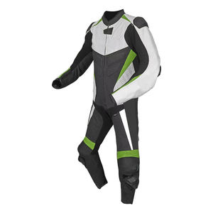 Traje de moto personalizado para hombre y mujer hecho de cuero genuino/Trajes de cuero de moto de moda de cuero de Venta caliente - Product Image 1