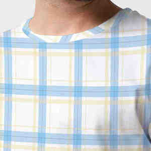 Vente en gros Ensemble short et t-shirt décontractés pour homme Ensemble short deux pièces Ensemble short respirant à manches courtes pour homme Logo personnalisé pour homme - Product Image 2